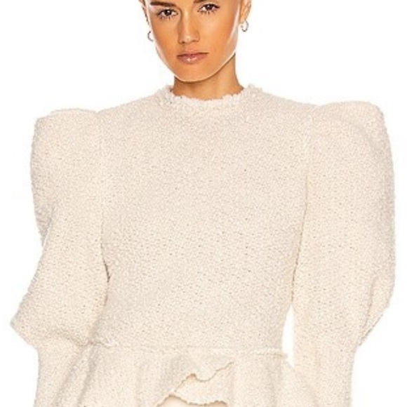 Isabel Marant
Giamili Puff-Sleeve & Peplum-Hem Top NWT - Picture 3 of 14